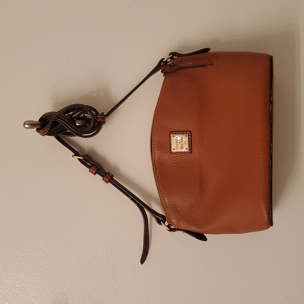 Dooney & Bourke Brown Leather Crossbody Bag